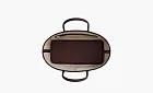 Hermes Garden Party Canvas With Leather Garden Bag Brown