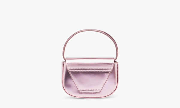 Diesel 1DR Iconic Mini Bag Mirrored Leather Pink  Diesel 1DR Iconic Mini Bag Mirrored Leather Pink