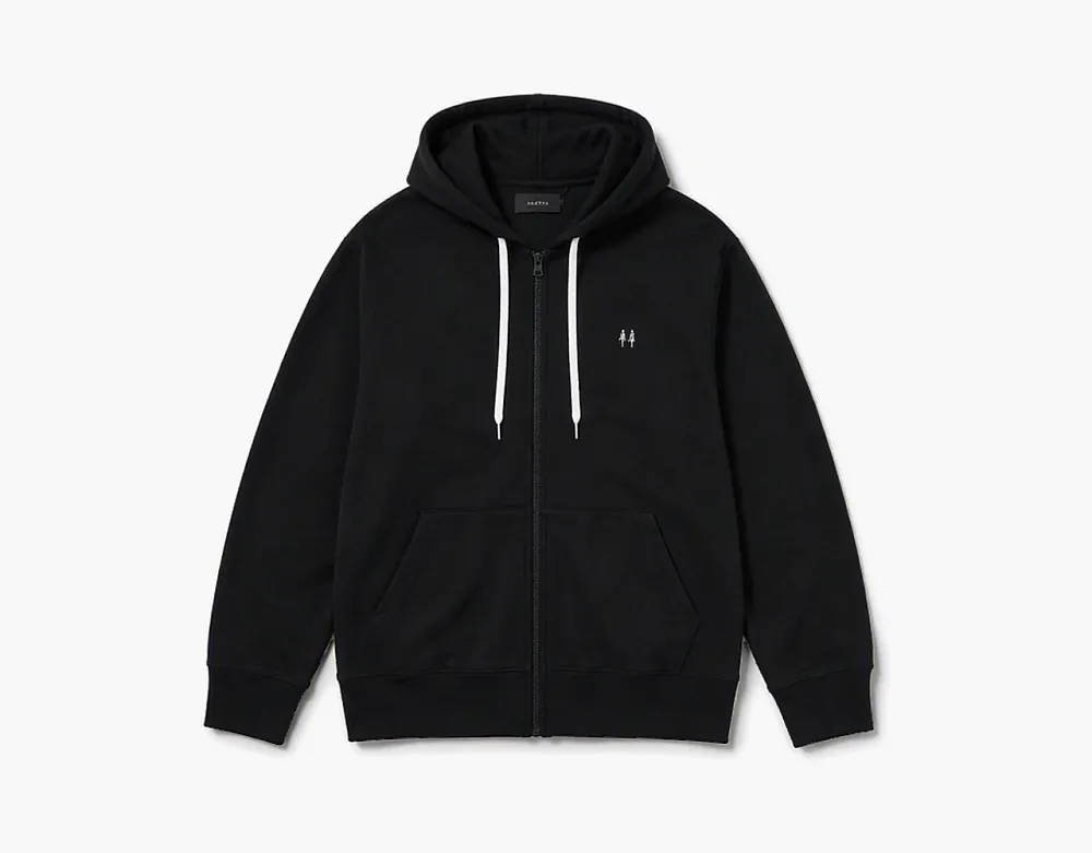 Number (N)ine N(N) Zip Up Hoody Sweatshirt Black