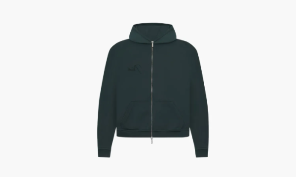 RHUDE Full Zip Hoodie Emerald Green 