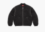 Supreme Zip-Off Sleeve Quilted Bomber Jacket Black 