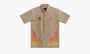 Cactus Jack by Travis Scott x Jordan Button Down Shirt "Khaki/University Red" 