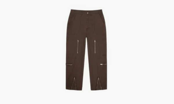 Stussy Sport Flight Pants Dark Brown 