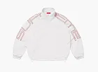 Supreme Spellout Embroidered Track Jacket  White