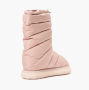 Moncler Pink Logo Puff Snow Boots WMNS "Pink" 