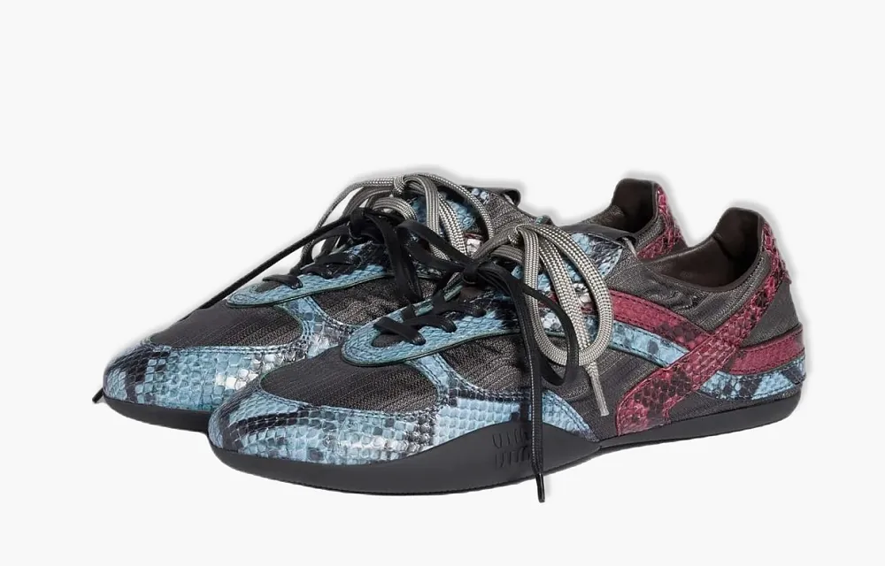 Miu Miu Gymnasium Python Print WMNS Ardesia Astrale