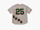 Supreme Old English Baseball Jersey Grey