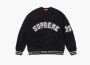 Supreme Textured Arc Sweater Black 
