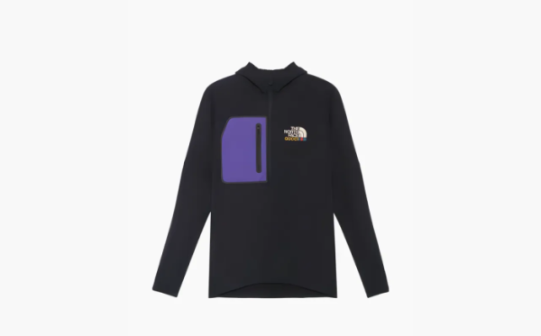 Gucci x The North Face Fleece Pullover Black/Purple 