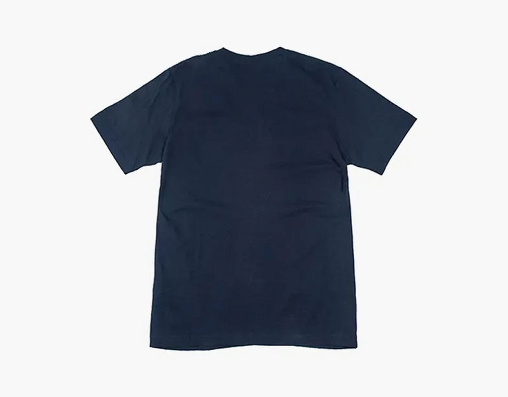 Carhartt K87 Heavyweight Striped Pocket T-Shirt Navy