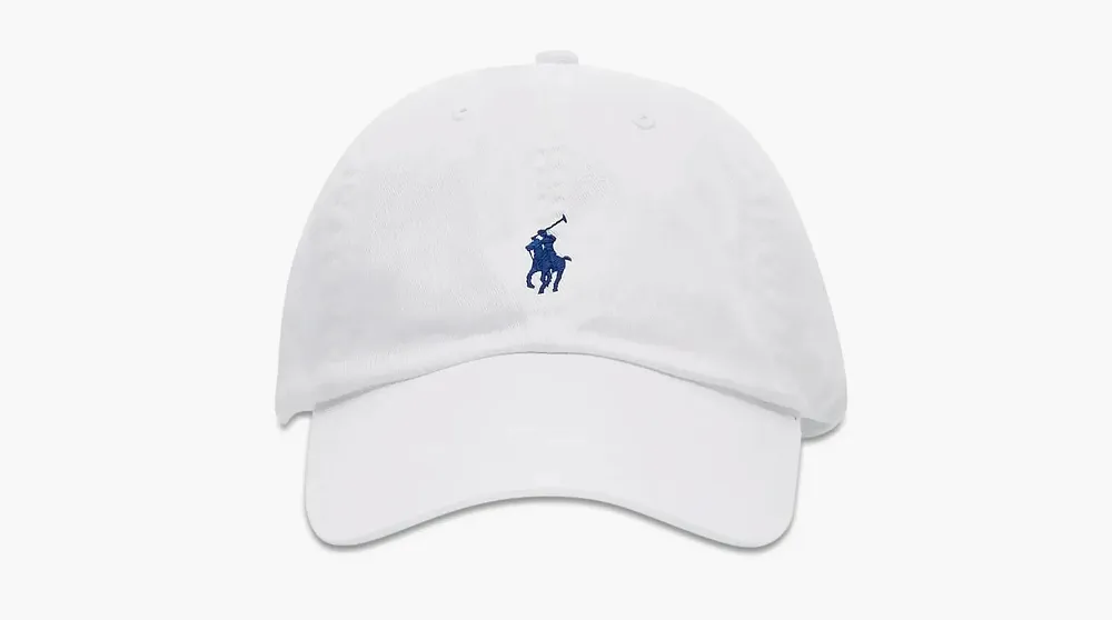 Polo Ralph Lauren Chino Sport Cap White/Marlin Blue