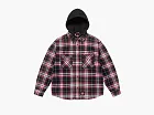 Supreme x Dickies Lined Zip Up Hooded Flannel Shirt Black