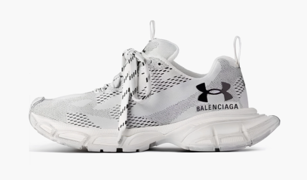Balenciaga 3XL Knit Sneaker x Under Armour WMNS White 