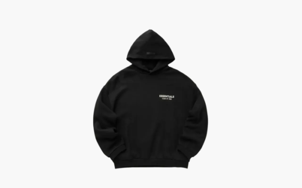 Fear of God Essentials SS25 Cargo Fleece Hoodie Black 