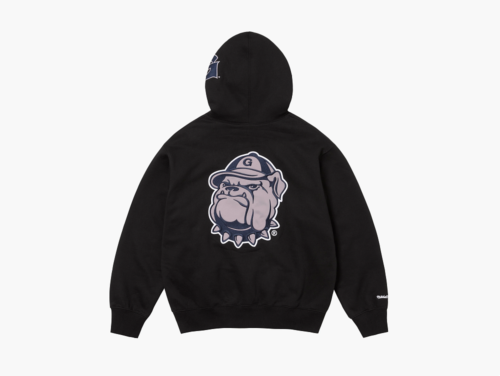 Supreme x Mitchell & Ness NCAA Hooded Sweatshirt Black
