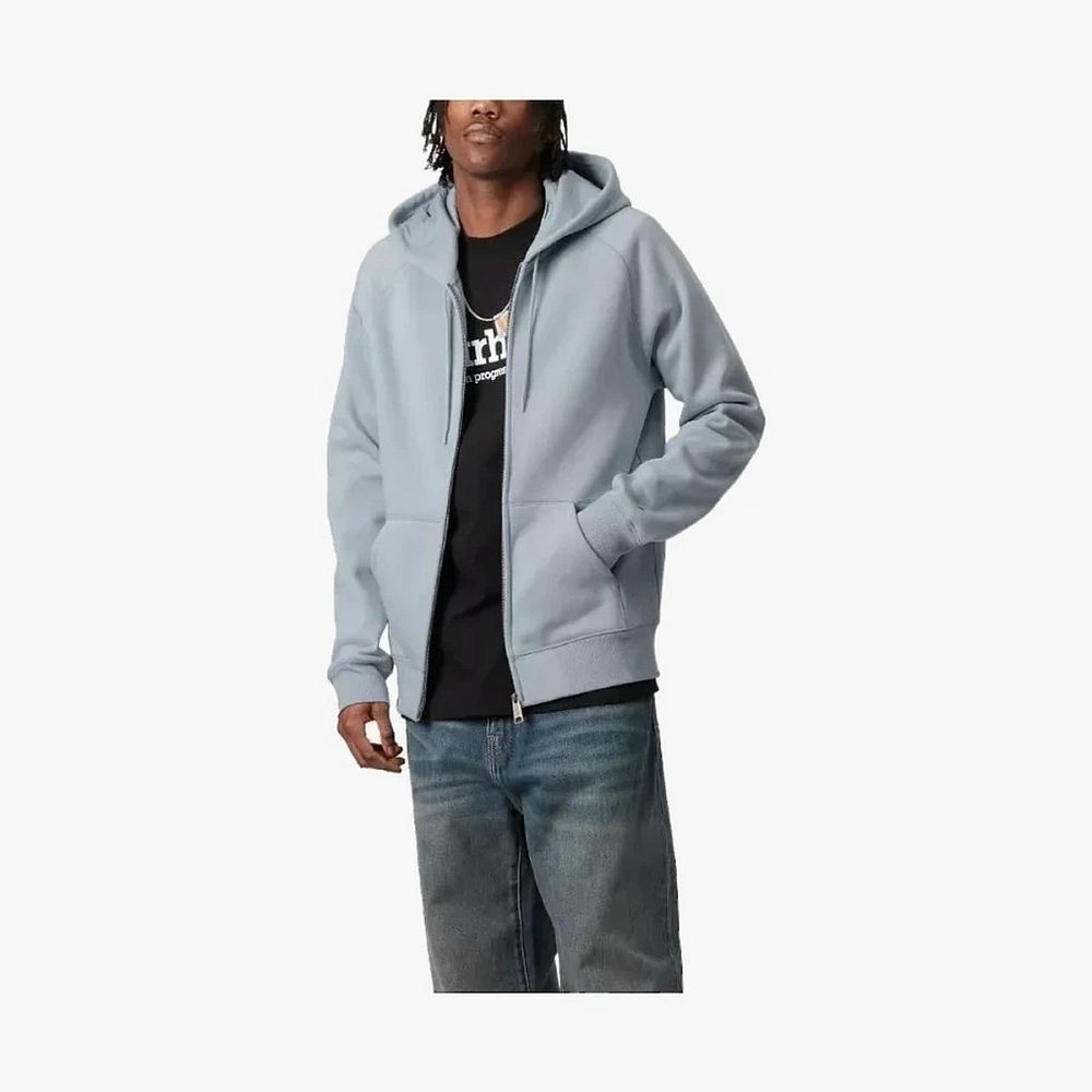Carhartt WIP Hooded Chase Zip Jacket Grey