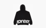 Supreme Big Logo Zip Up Hooded Sweatshirt "Black" 