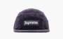 Supreme Corduroy Camp Cap Navy 