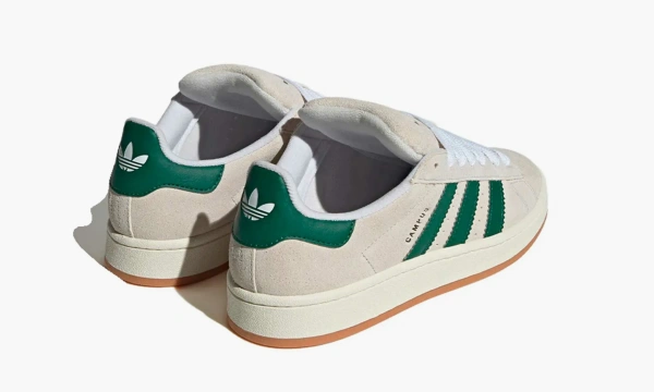Adidas Campus 00s Crystal White Dark Green 