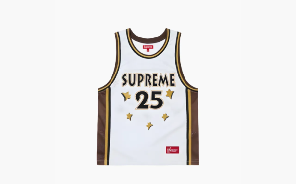 Supreme SS25 Basketball Jerseys White 