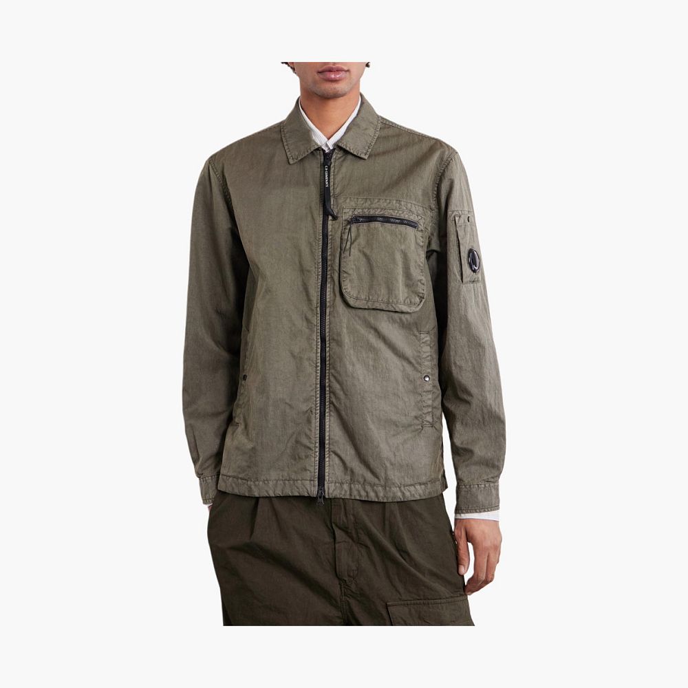 C.P. Company Lens Pocket Zip Jacket Olive