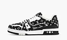 Louis Vuitton Trainer Black Monogram Textile