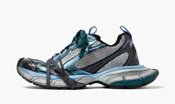 Balenciaga 3XL Sneakers Grey Blue Mesh 