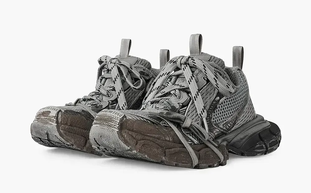 Balenciaga 3XL Sneakers Grey Brown Mesh