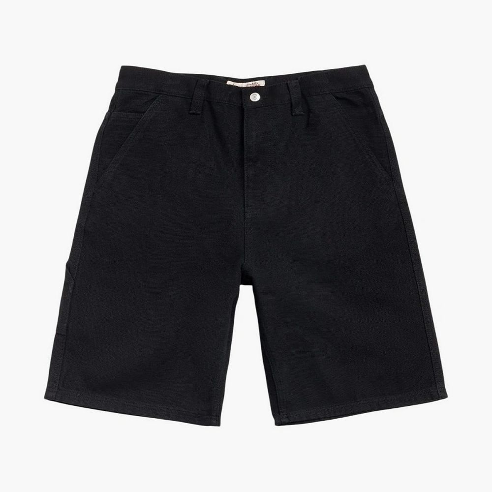 Stussy Canvas Work Shorts Black