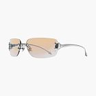 Gentle Monster Ttl 02 Sunglasses Silver / Clear