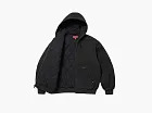 Supreme AOI Embroidered Hooded Work Jacket Black