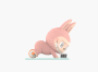 The Monsters Labubu Figures Lazy Yoga Ab Roller (5.1-11.3 CM) 