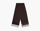 Fendi Wool Scarf Burgundy
