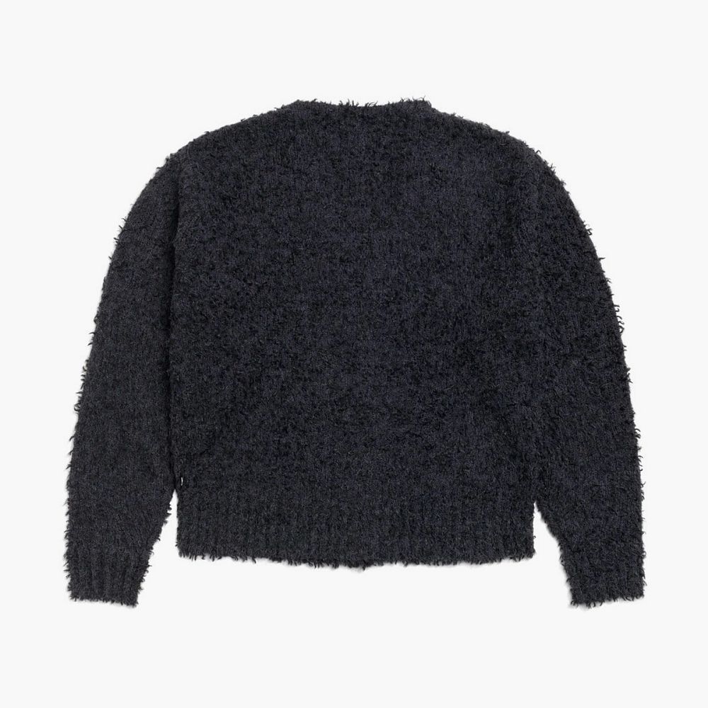 Stussy Textured Cardigan Black