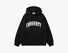 Carhartt WIP College Arch Logo Hoodie Black