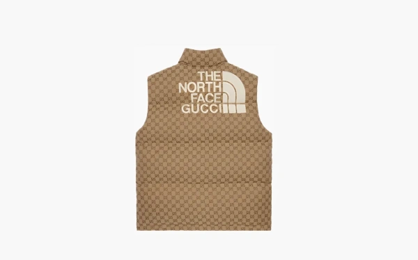 Gucci x The North Face Down Vest Beige/Ebony  Gucci x The North Face Down Vest Beige/Ebony