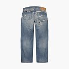 Supreme x MM6 Maison Margiela Distressed Loose Fit Selvedge Jeans Washed Indigo