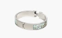 Hermes Clic H Les Leopards bracelet Silver 