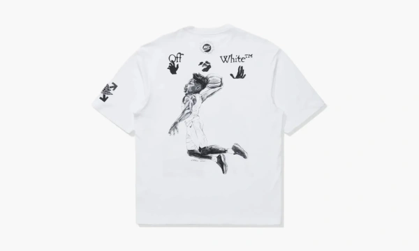Off-white X Jordan T-shirt White  Off-white X Jordan T-shirt White