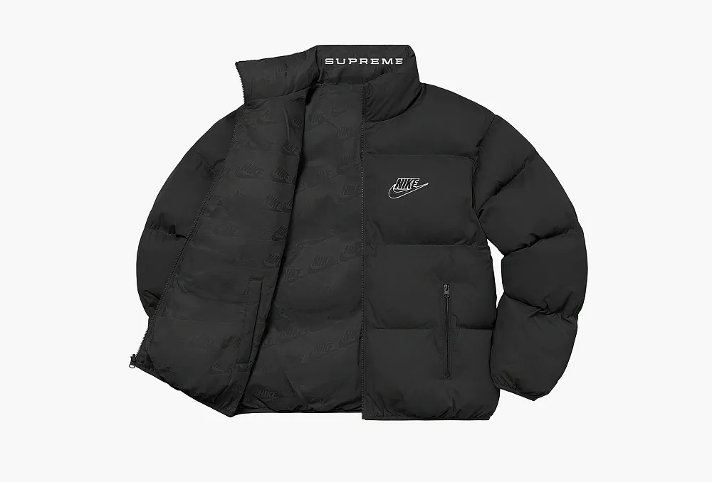 Supreme x Nike Reversible Puffy Jacket Black