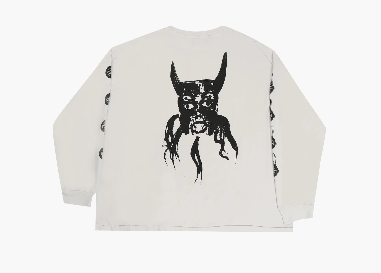 Enfants Riches Déprimés Do What Thou Wilt Long-Sleeve T-Shirt Faded White 
