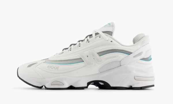 New Balance 1000 White Aqua JD Exclusive 