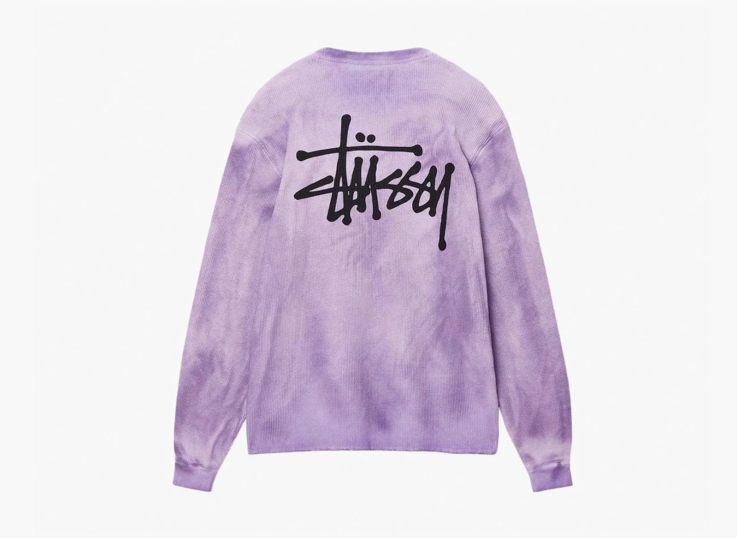 Stussy Basic Stock Long Sleeve Thermal Lavender 