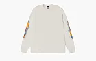Stussy Two Star Long-Sleeve Tee Pigment Dyed Natural