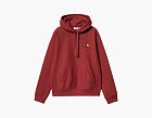 Carhartt WIP American Script Hoodie Burgundy