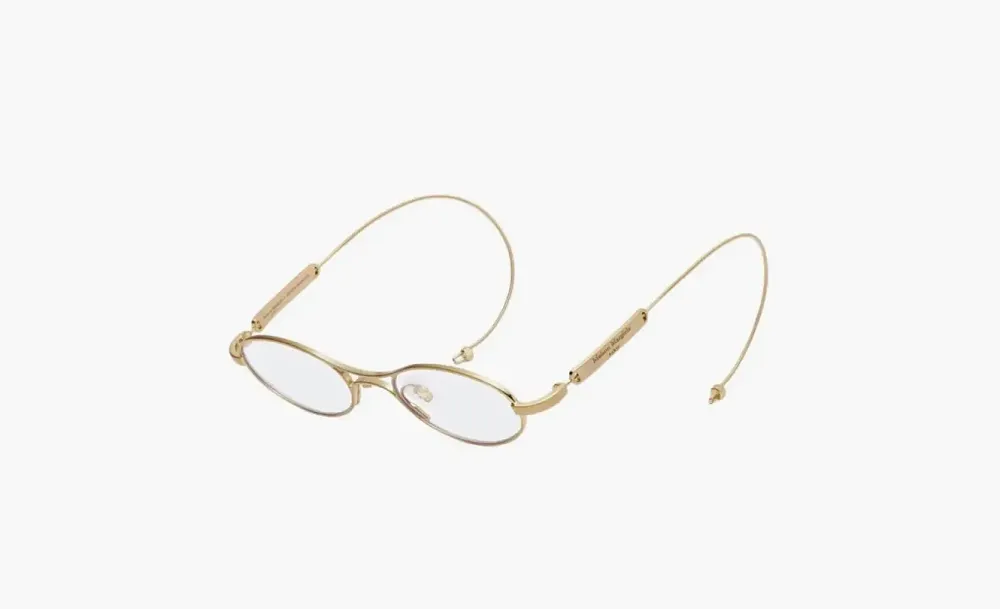 Gentle Monster Maison Margiela Glasses Gold Clear