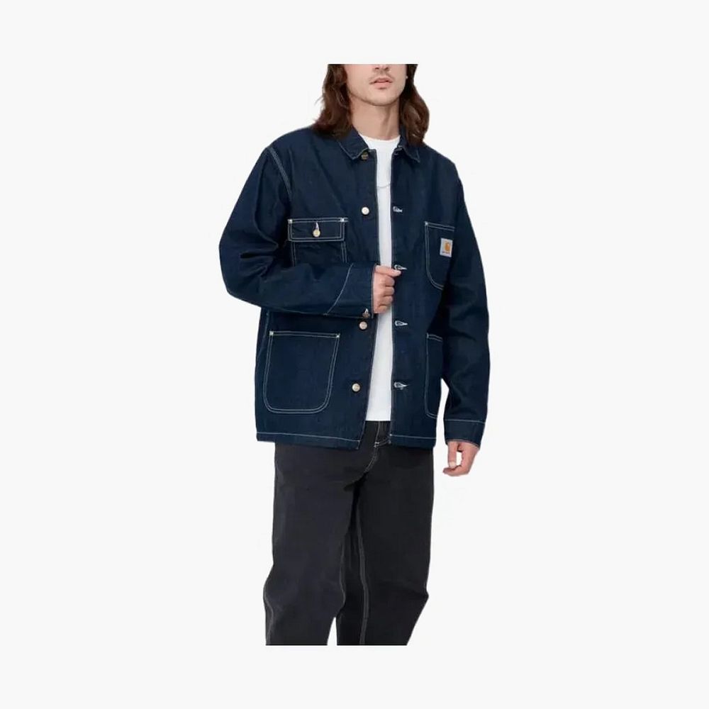 Carhartt WIP Michigan Denim Chore Coat Indigo