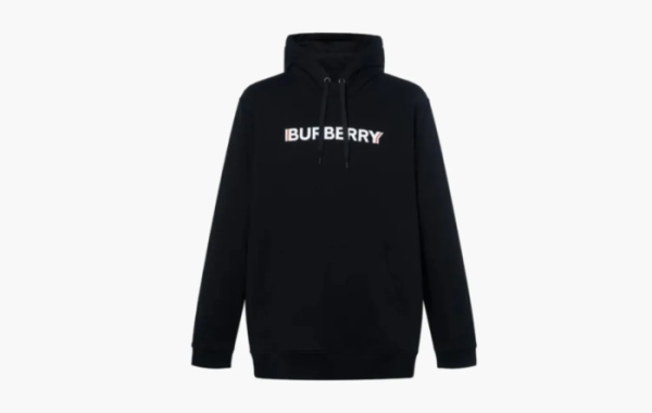 Burberry Logo Hoodie Black  Burberry Logo Hoodie Black