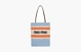 Miu Miu Logo Tote Bag "Blue" 