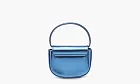 Diesel 1DR Iconic Mini Bag Mirrored Leather Blue